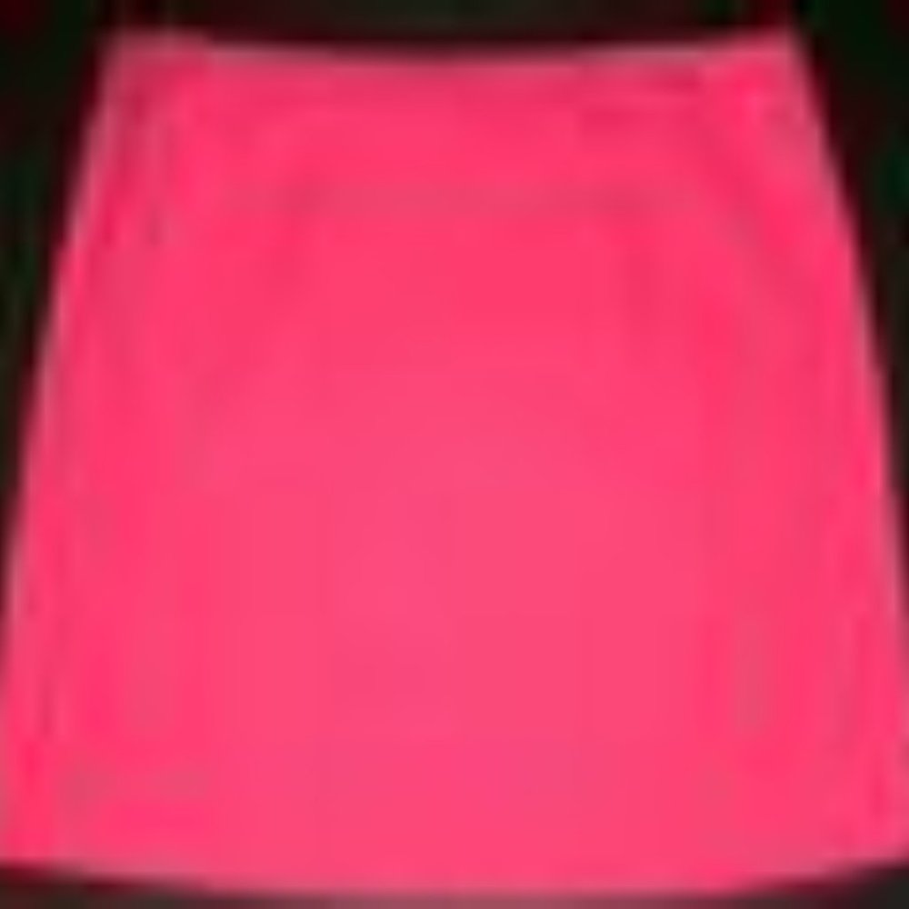 WILLI SMITH Hot Pink SIDE ZIPCotton  SKIRT with BUTTONS - Picture 2 of 2